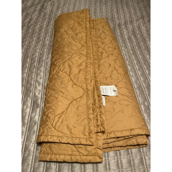 CuddleDown Quilted Comforter Gold Full TWIN Size Mustard - Picture 8 of 10